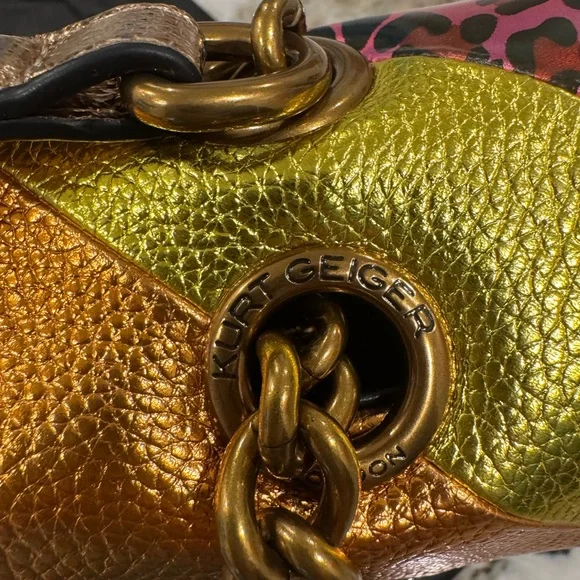 Kurt Geiger NWOT Vibrant Print Shoulder Bag - Picture 6 of 14